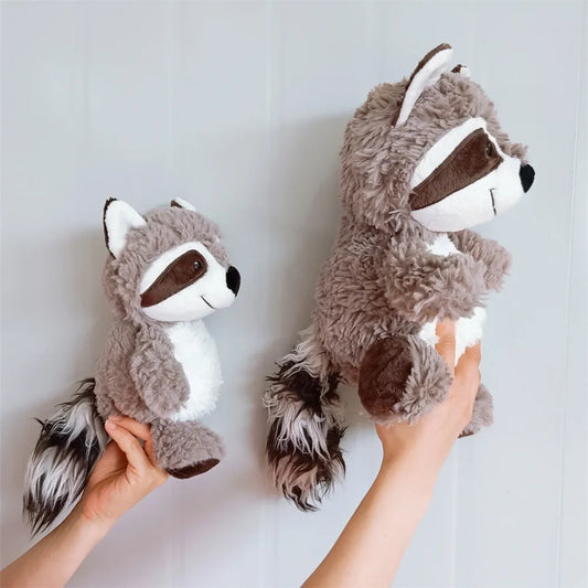 Kawaii Raccoon Plush – Soft & Cuddly Hug Buddy! 🦝💖