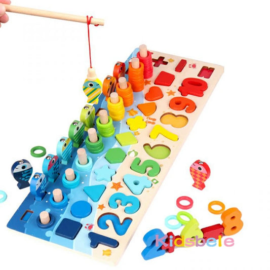 🧮 Montessori Math & Fishing Toy – Learn & Play!