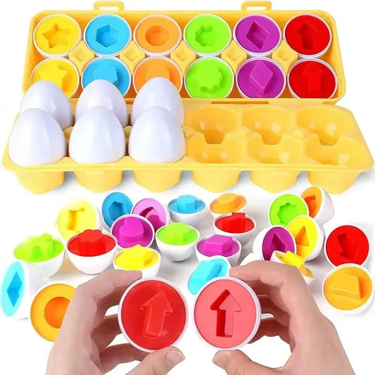 Montessori Smart Egg Matching Toy – Fun & Educational! 🥚🔢