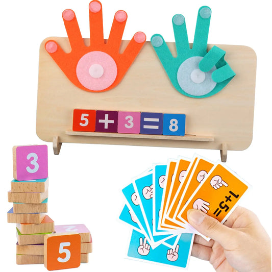 🔢 Montessori Finger Counting Math Toy – Fun & Educational! 🎓✨