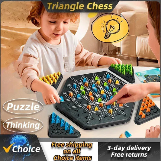 Triangle Chess Puzzle – Brain-Boosting Fun! 🔺♟