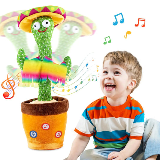 🌵🎶 Dancing & Talking Cactus – Fun Interactive Plush Toy! 🕺✨