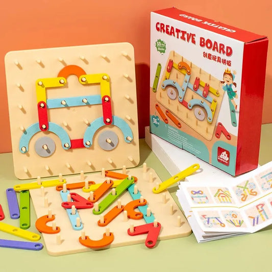 🎨 Creative Shape Matching Blocks – Fun & Educational for Toddlers