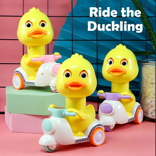 Cute Duck Press Car – Fun & Durable Mini Ride! 🚗🦆