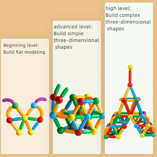 Romboss Magnetic Building Blocks – Creative STEM Fun! 🎨🧲