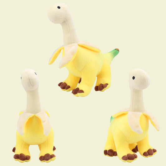 Kawaii Banana Brontosaurus Plush – Soft & Adorable! 🍌🦕