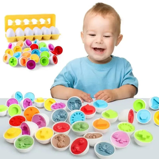 Montessori Smart Egg Matching Toy – Fun & Educational! 🥚🔢