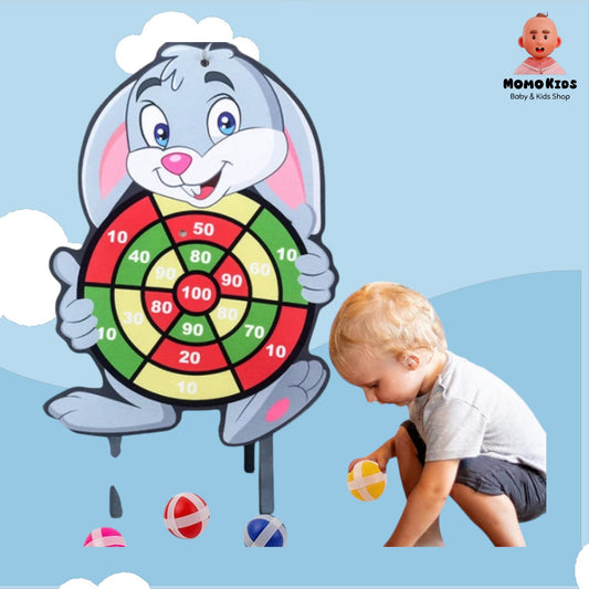 Montessori Sticky Ball Dartboard Game – Safe & Fun for Kids!