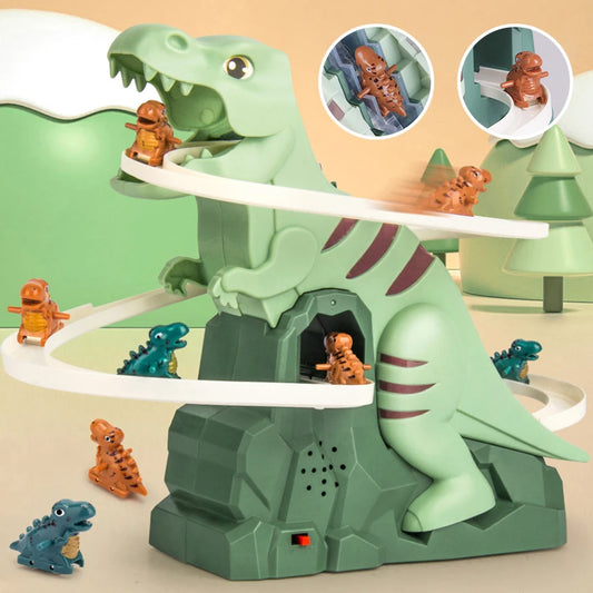 Dinosaur Climbing Slide – Fun Electric Adventure! 🦖🎶