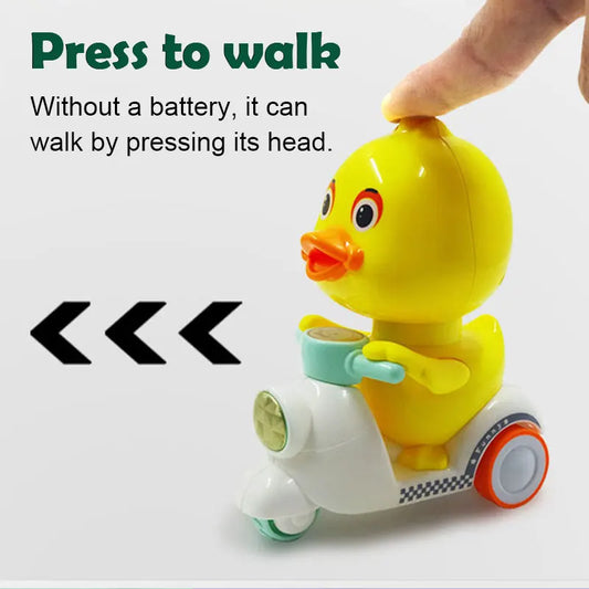 Cute Duck Press Car – Fun & Durable Mini Ride! 🚗🦆