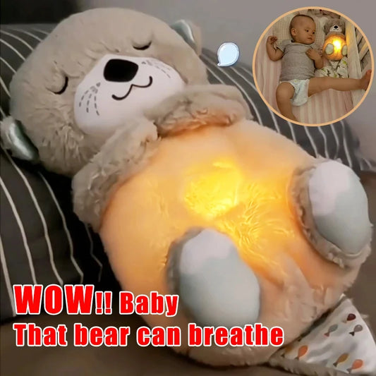 Breathing Bear Soothing Plush – Sleep Companion for Babies! 🎶🐻