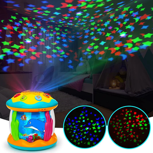 Ocean Light Projector & Musical Toy for Babies 🎶🌊