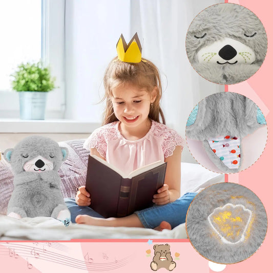 Breathing Bear Soothing Plush – Sleep Companion for Babies! 🎶🐻