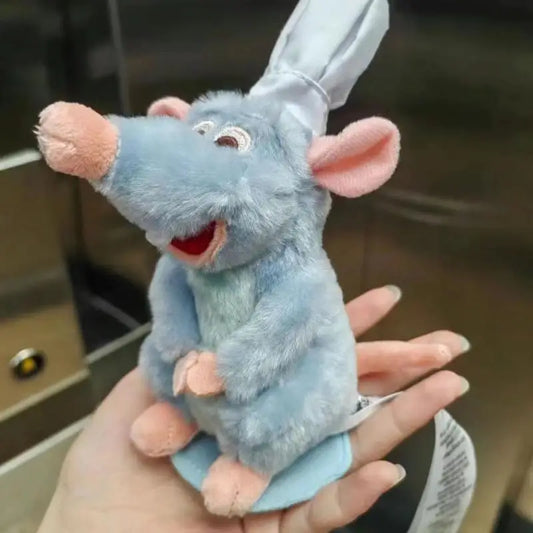 Ratatouille Chef Remy Magnetic Plush – Adorable Shoulder Buddy! 🐭👨‍🍳