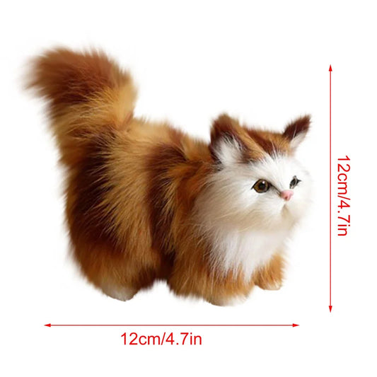 🐱✨ Realistic Cat Plush – Adorable & Lifelike! 🎀🐾